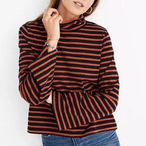 Madewell wide sleeve striped turtleneck- Size XS